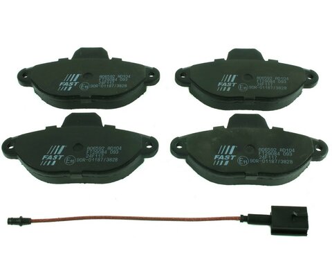 Brzdové destičky přední 1 senzor