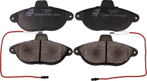 Brzdové destičky přední