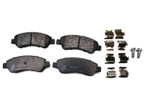 Brzdové destičky zadní bez senzoru