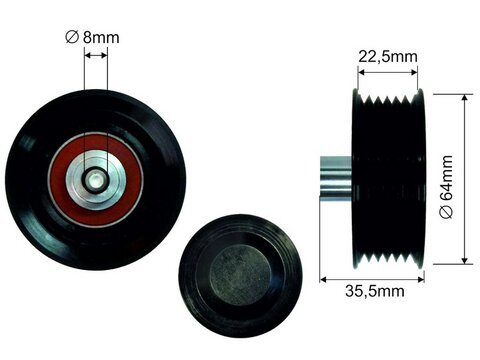 Vodicí kladka klínového řemenu