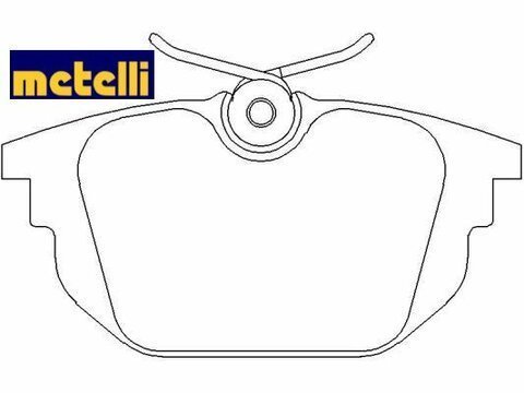 Brzdové destičky zadní