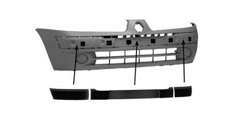 Nárazník přední pro lak -04