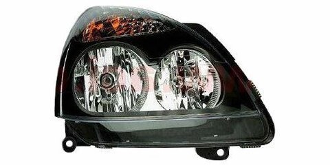 Pravé přední světlo H7 H1 s černým rámečkem (el. ovládané) -12/03