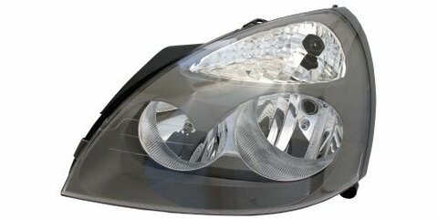 Levé přední světlo H7 H1 s šedým rámečkem (el. ovládané) 1/04-