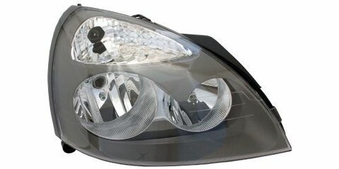 Pravé přední světlo H7 H1 s šedým rámečkem (el. ovládané) 1/04-