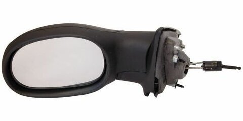 Levé zpětné zrcátko mechanicky ovládané lanky černé