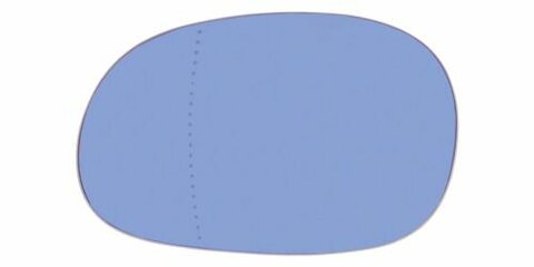 Levé sklo zpětného zrcátka s plastovým držákem (vyhřívané, asférické)