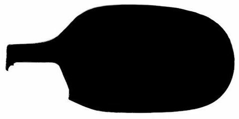 Levý kryt zrcátka černý