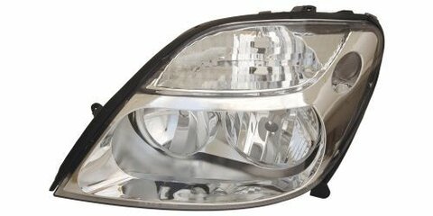 Přední světlo H1 H7 (el. ovládané) chrom L