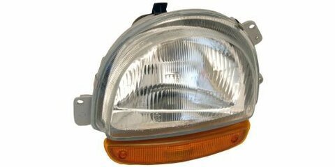 Přední světlo H4 s oranžovým blikačem (el. ovládané) L