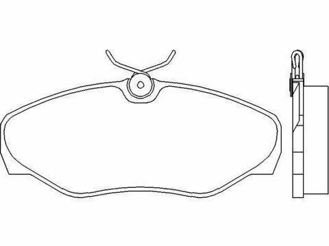 Brzdové destičky přední  ZIMMERMANN