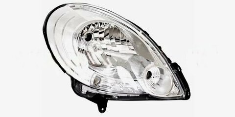 Přední světlo H4 (el. ovládané motorek) chrom P