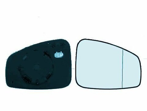 Sklo zpětného zrcátka s plastovým držákem vyhřívané P