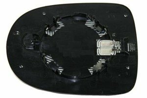 Sklo zrcátka s plastovým držákem vyhřívané pravé P