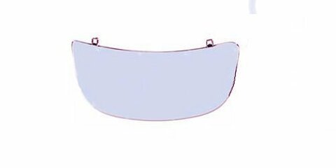 Sklo zrcátka s plastovým držákem spodní levé L