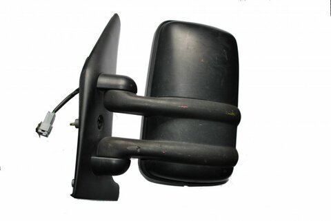 Levé zpětné zrcátko elektricky ovládané vyhřívané krátké (rameno 60mm)