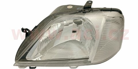 Přední světlo H4 s blikačem (ovládané lankem) L