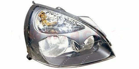 Pravé přední světlo H7 H1 s šedým rámečkem elektricky ovládané