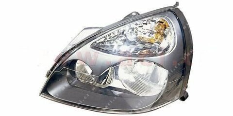 Levé přední světlo H7 H1 s šedým rámečkem elektricky ovládané