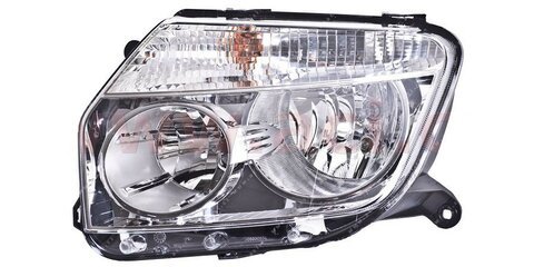 Přední světlo H7 H1 (ovládané lankem), chromový rámeček (verze 4x2) levé L