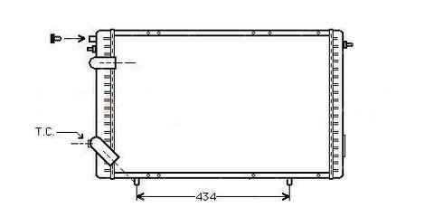 6/91- chladič voda 1.9TD ±AUT ±AC