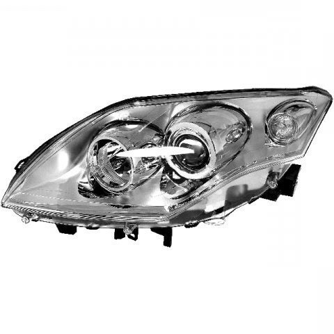 Přední světlo H7 H7 (el. ovládané) chromové pozadí L