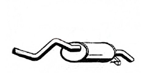 Zadní díl výfuku VEMO