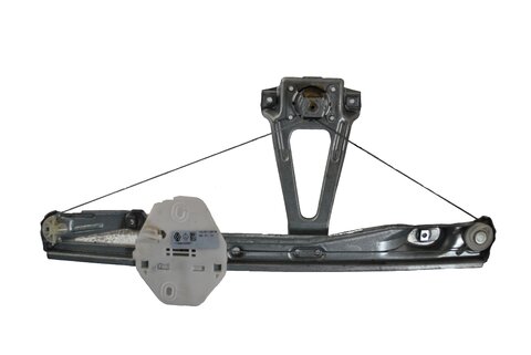 Levý zadní stahovací mechanismus manuální