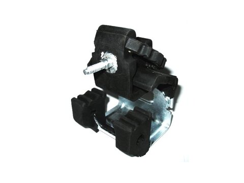 Gumový závěs výfuku s kovovým úchytem