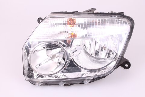 Přední světlo H7 H1 (ovládané lankem), chromový rámeček (verze 4x2) levé L