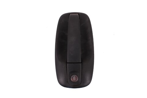 Levá vnější klika předních dveří (s otvorem pro vložku zámku)