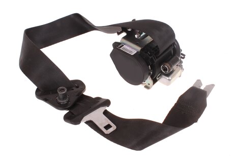 Levý přední navíječ pásu s pyropatronou