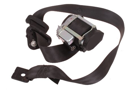 Pravý zadní navíječ pásu s pyropatronou