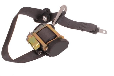 Pravý zadní navíječ pásu s pyropatronou