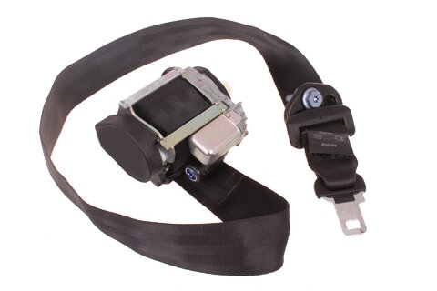 Levý / pravý zadní navíječ pásu s pyropatronou pro první řadu sedadel