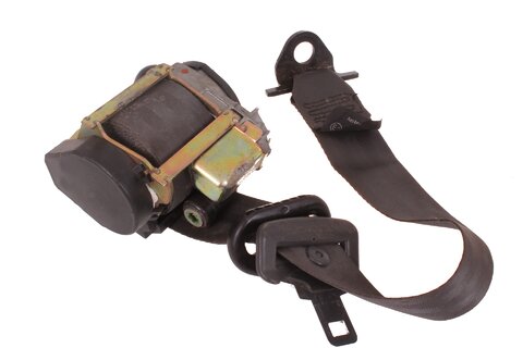 Levý zadní navíječ pásu s pyropatronou