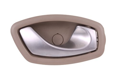 Pravá vnitřní klika přední / zadní  béžová chrom