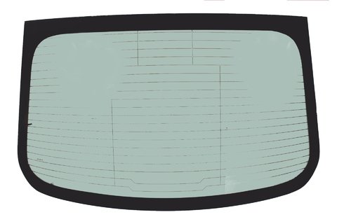 Zadní sklo vyhřívané