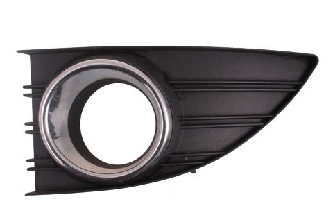 Levá mřížka předního nárazníku pro mlhovku s chrom. rámečkem