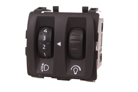 Ovládání naklápění světel a podsvícení interieru