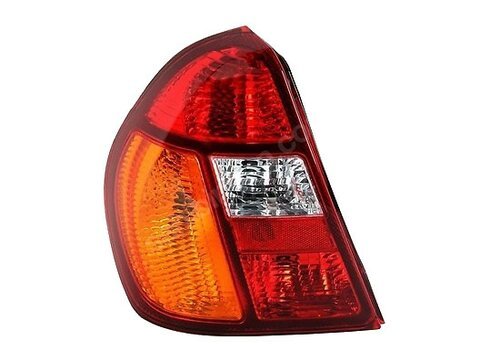 Levé zadní světlo červenooranžové -8/04