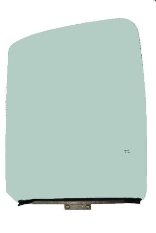 Lévé sklo předních dveří stahovací