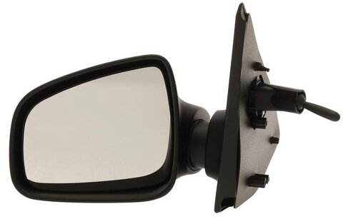 Levé zpětné zrcátko mechanicky ovládané černé