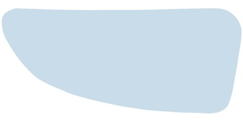 Levé spodní sklo zpětného zrcátka