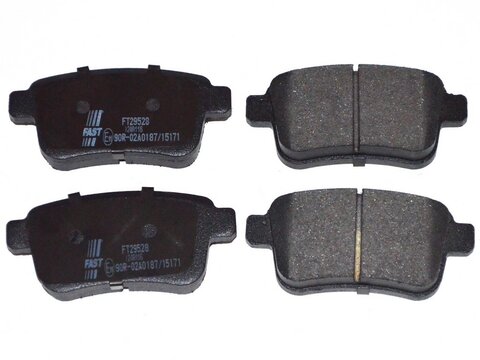 Zadní brzdové destičky bez senzoru