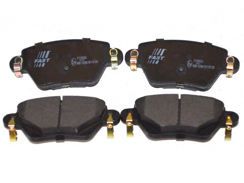 Zadní brzdové destičky bez senzoru