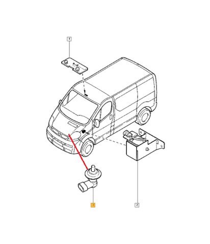 Spínač vnitřního osvětlení (kloubový spínač)