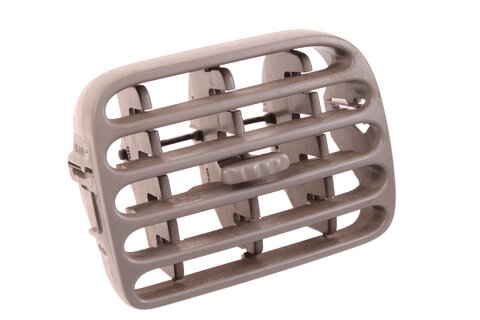 Pravá mřížka ventilace šedá