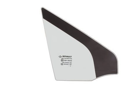 Pravé sklo předních dveří pevné