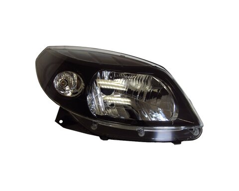 Světlo přední H4 černé pravé P (Stepway)